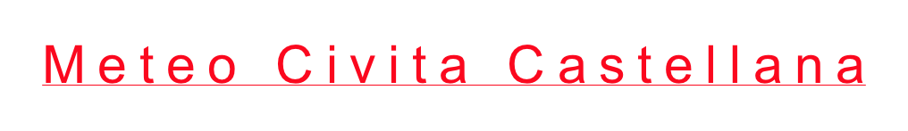 Meteo Civita Castellana